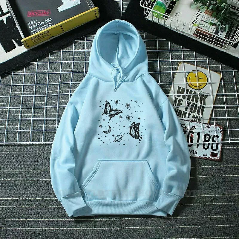 Saturn butterfly hoodie