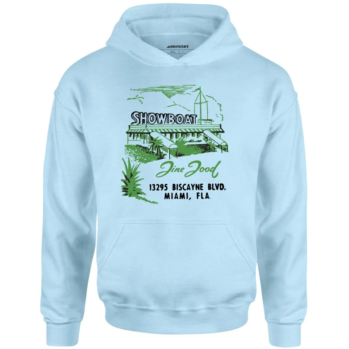 Showboat - Miami, FL - Vintage Restaurant - Unisex Hoodie