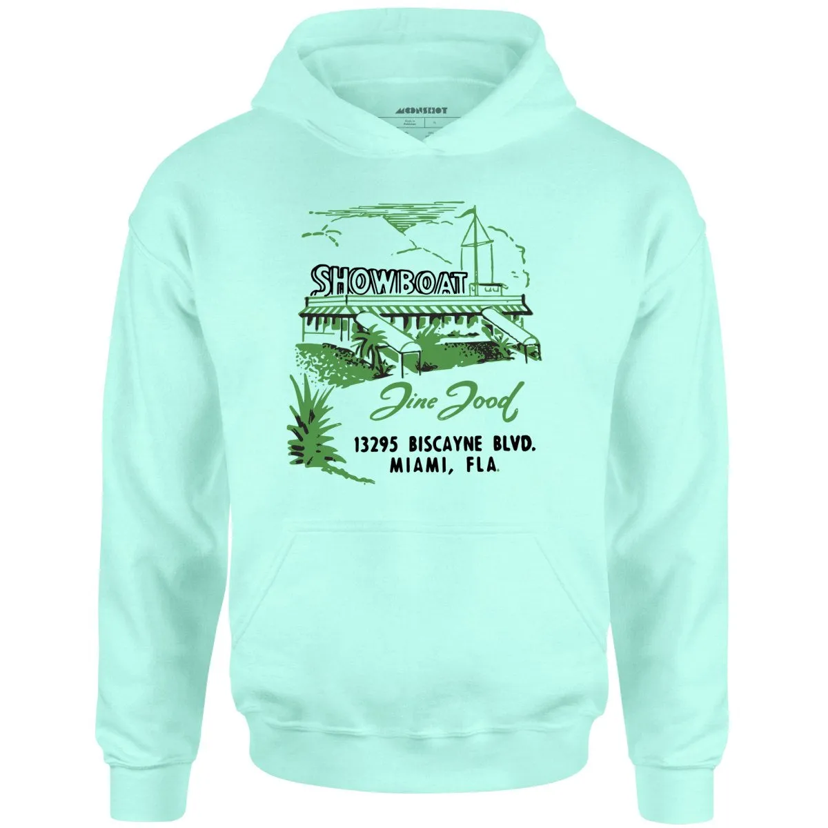 Showboat - Miami, FL - Vintage Restaurant - Unisex Hoodie