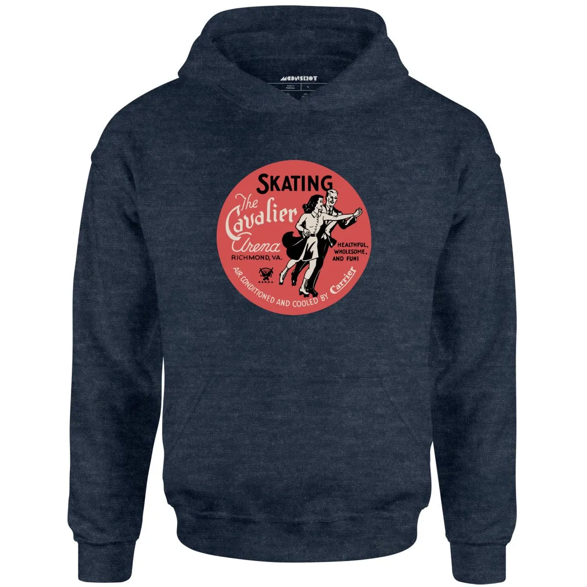 The Cavalier Arena - Richmond, VA - Vintage Roller Rink - Unisex Hoodie