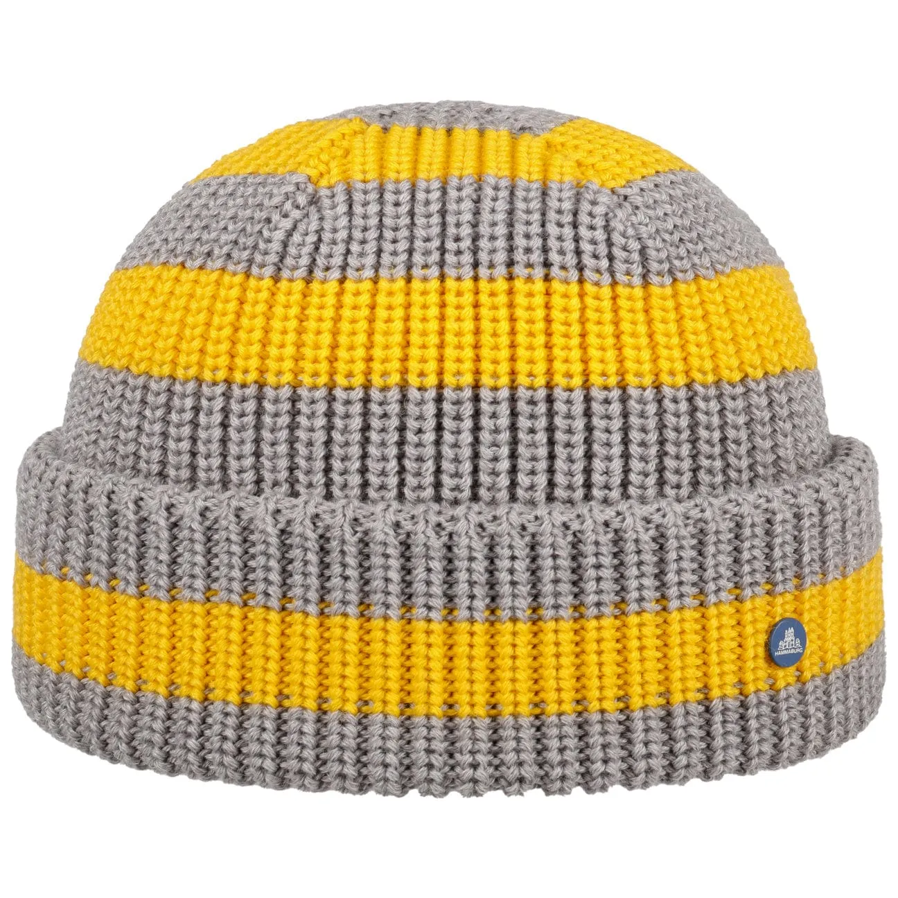 Twotone Stripes Beanie Hat by Hammaburg