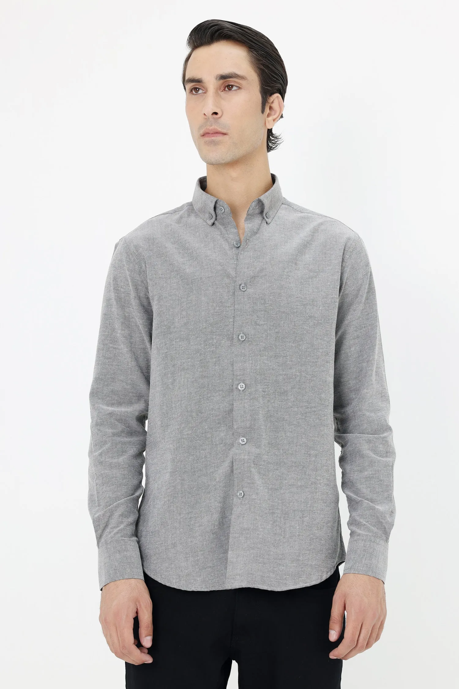 URBAN EDGE MEN'S SHIRT-GREY