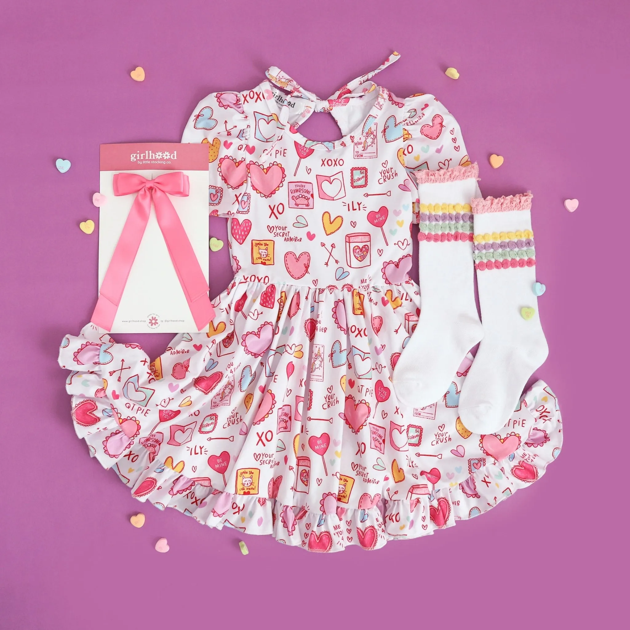 Valentine's Class Party Twirl Dress