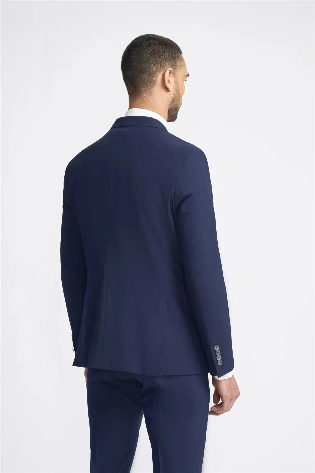 Victorious - Men's Navy Blue Double Breasted Blazer