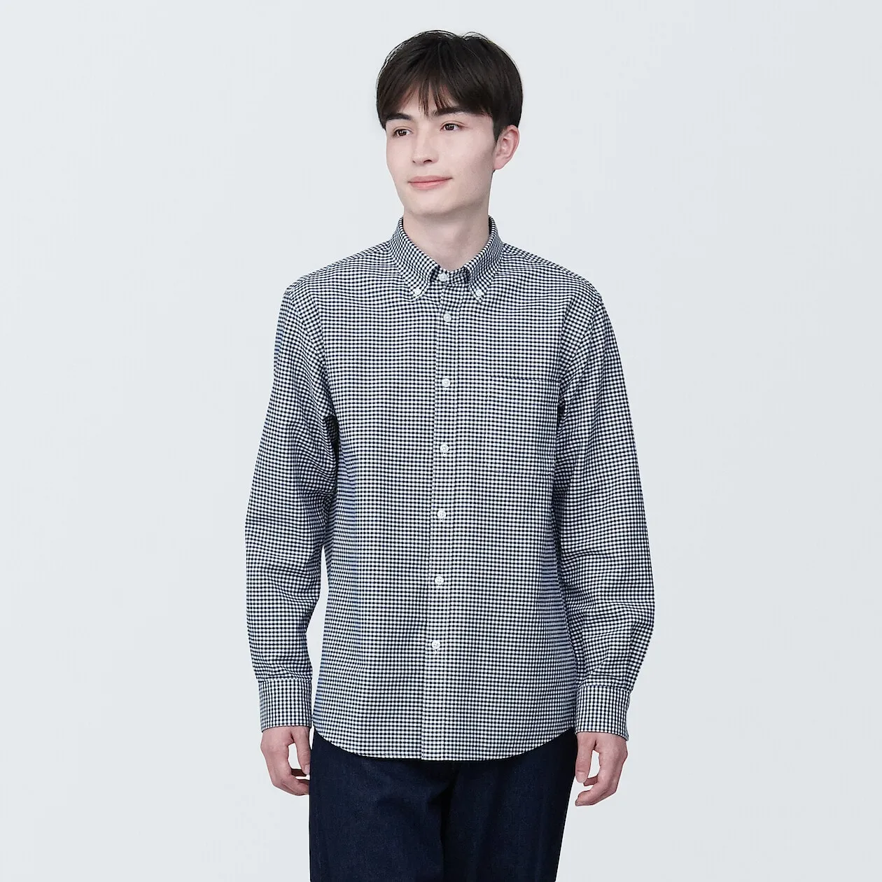 Washed Oxford Long Sleeve Shirt