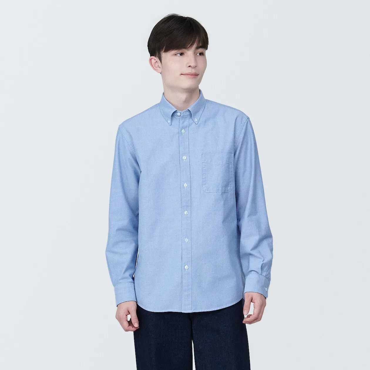 Washed Oxford Long Sleeve Shirt