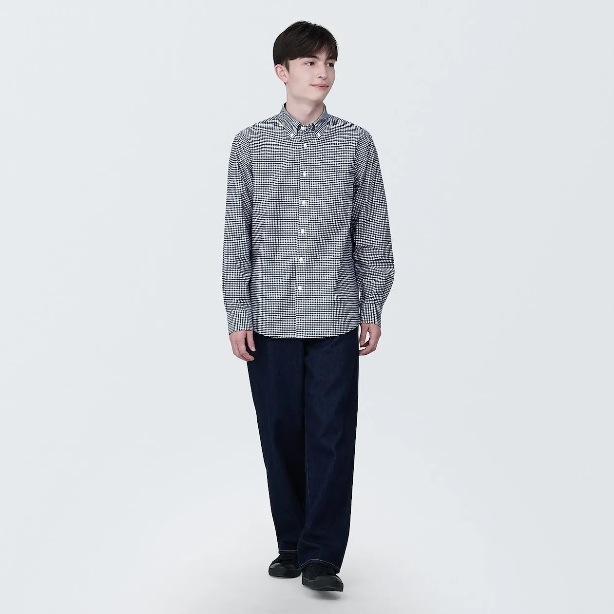 Washed Oxford Long Sleeve Shirt