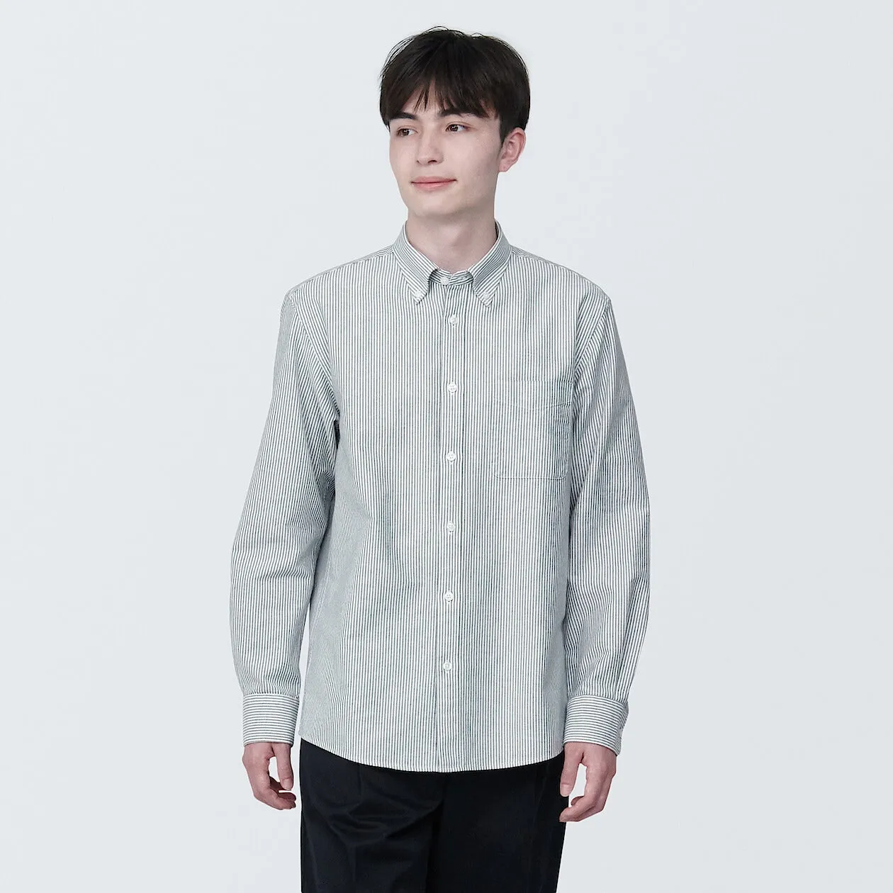 Washed Oxford Long Sleeve Shirt