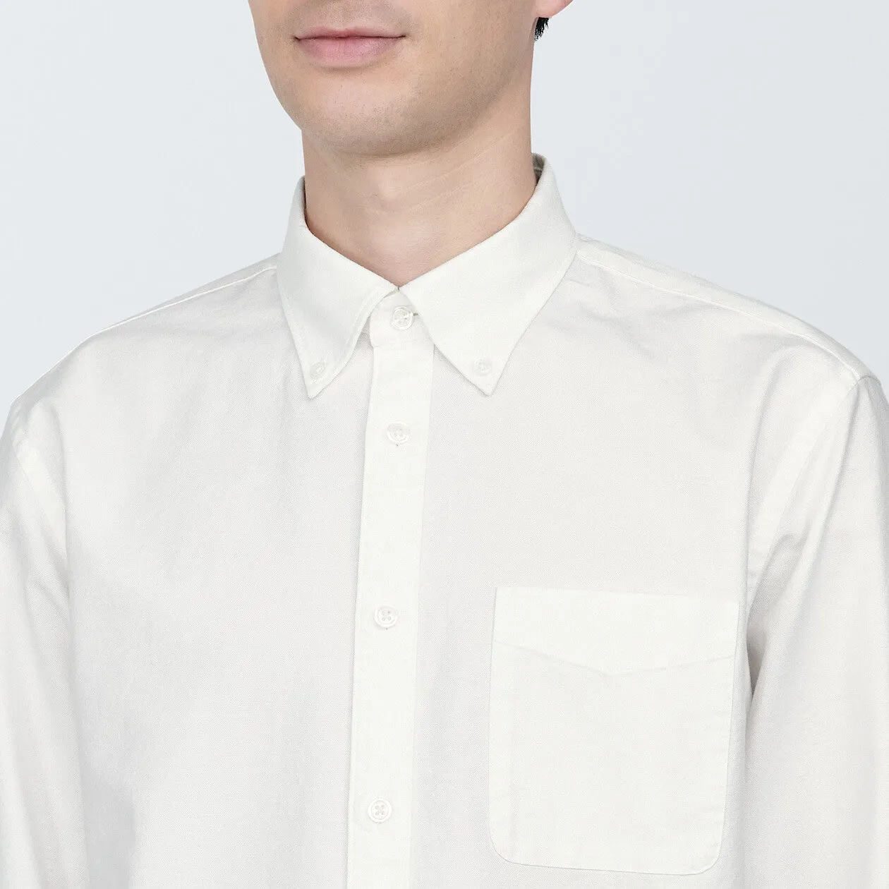 Washed Oxford Long Sleeve Shirt