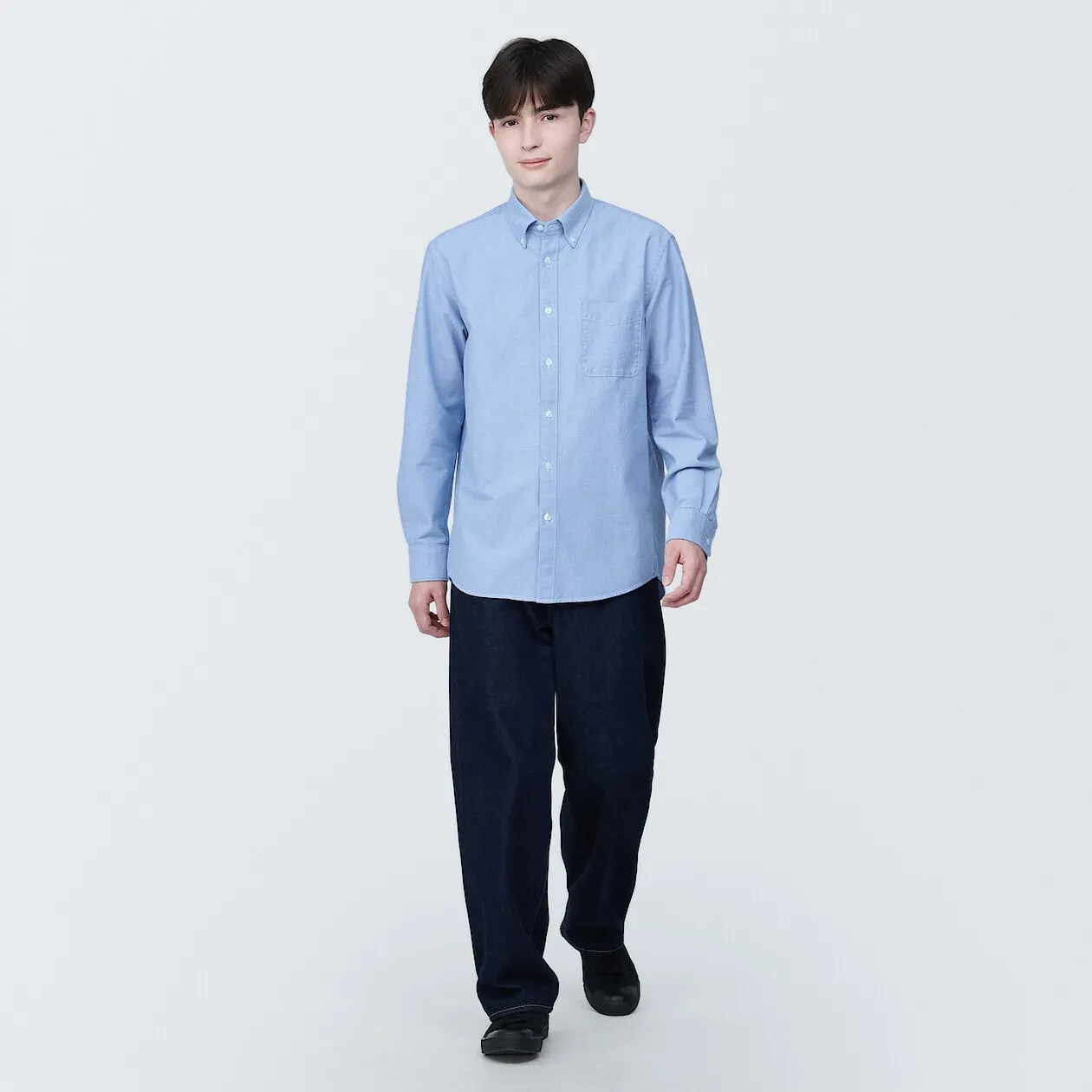 Washed Oxford Long Sleeve Shirt