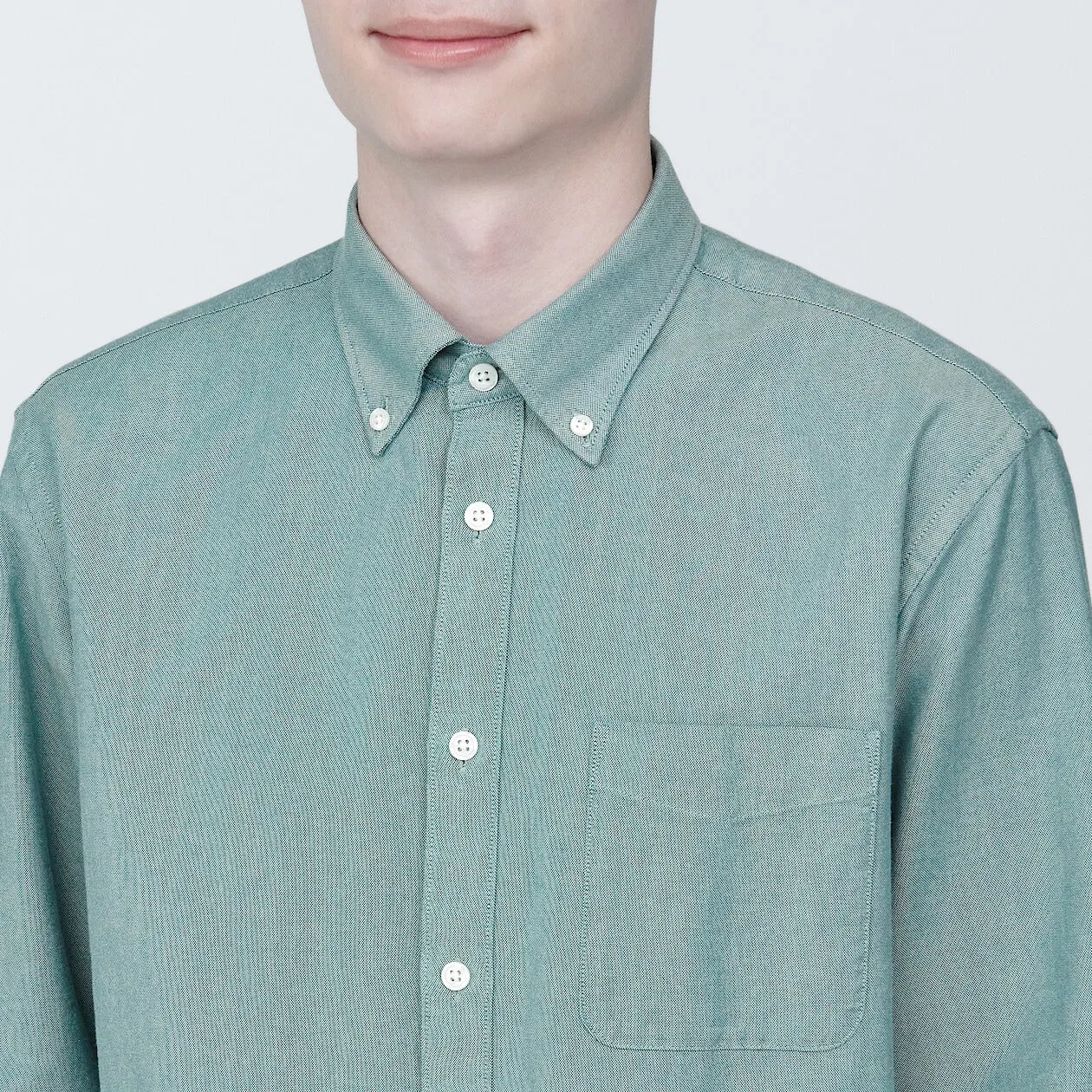 Washed Oxford Long Sleeve Shirt